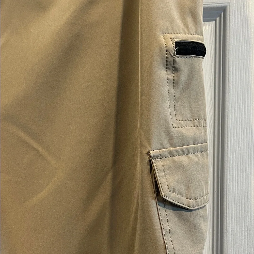 Iron Co Men's Khaki Stretch Cargo Outdoor Quick‎ Dry Shorts Size 38